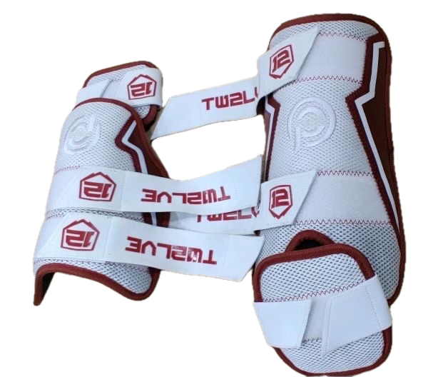 Texas Twelve White Leg and Elbow Guard