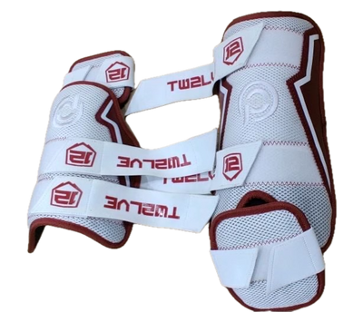 Texas Twelve White Leg and Elbow Guard