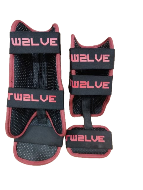 Texas Twelve Black Leg and Elbow Guard Combo