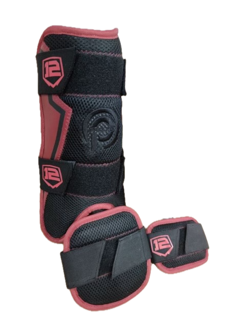 Texas Twelve Black Leg and Elbow Guard Combo