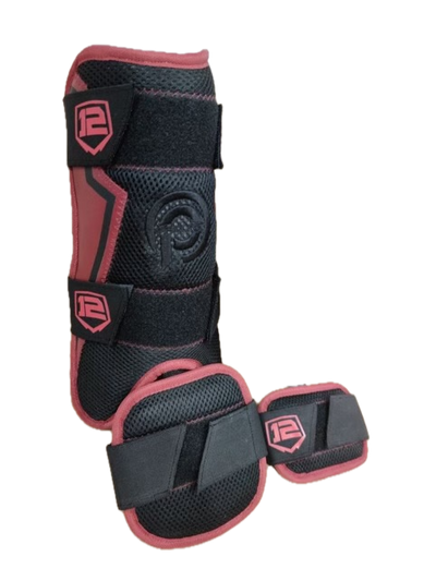 Texas Twelve Black Leg and Elbow Guard Combo